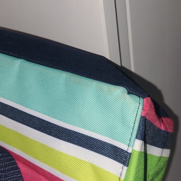 “Thirty-One” Brightly Striped Tote - Picture 3 of 3